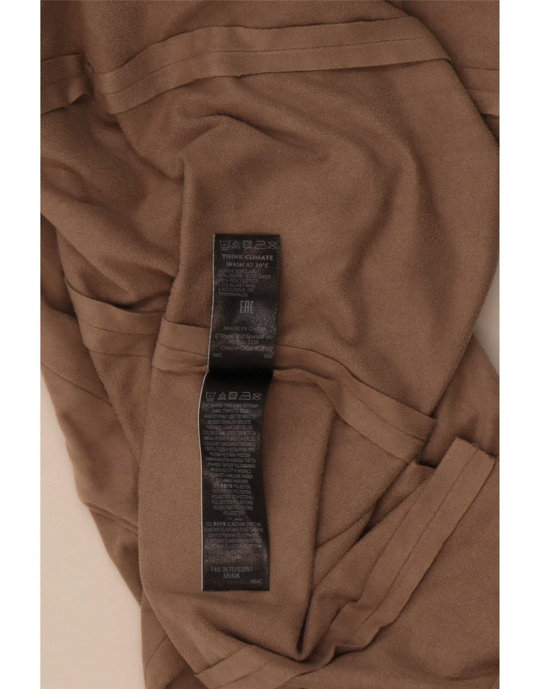 Marks & Spencer Haut Cardigan Ouvert Femme UK 18 XL Beige Polyester