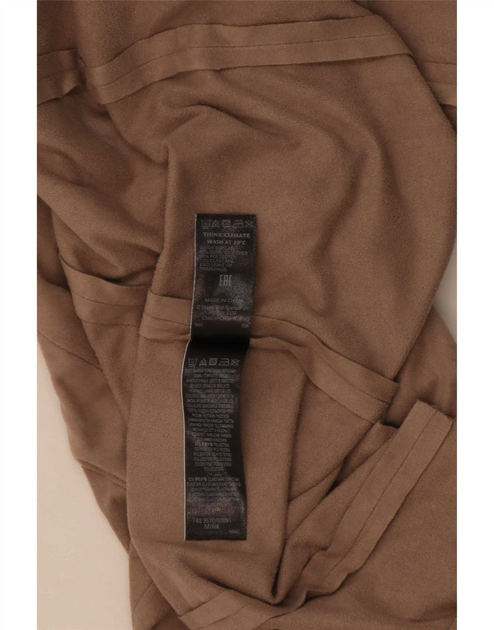 Marks & Spencer Haut Cardigan Ouvert Femme UK 18 XL Beige Polyester