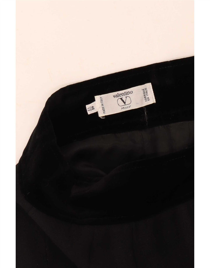 Jupe crayon Valentino pour femme UK 12 Medium W30 Noir