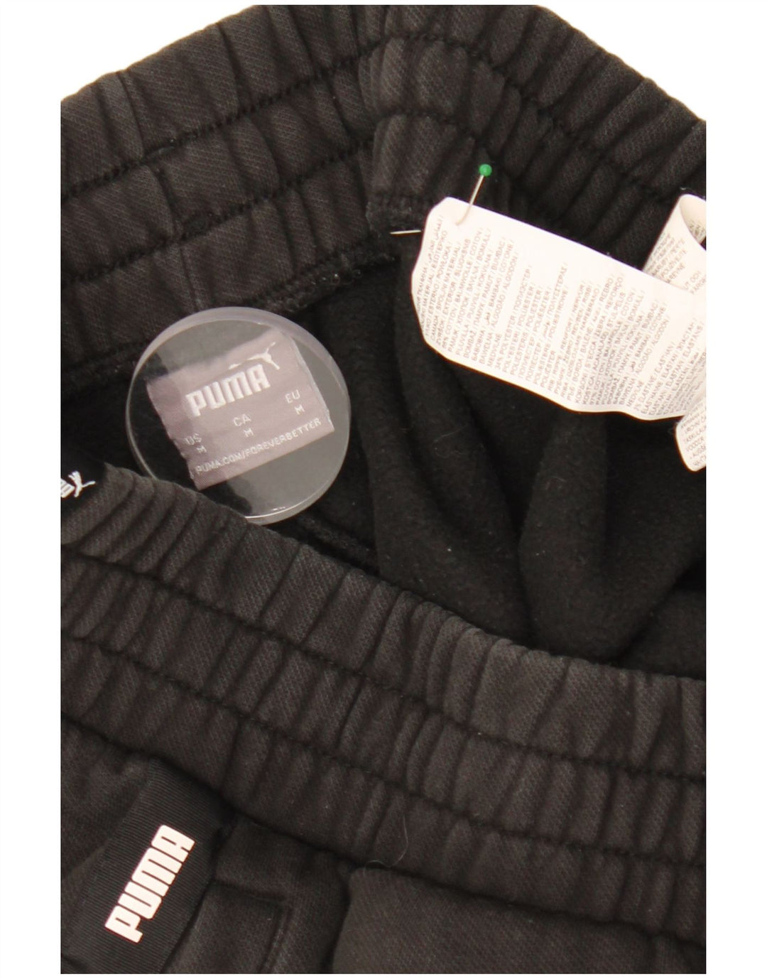 PUMA Pantalon de Survêtement Graphique Homme Noir Moyen Coton