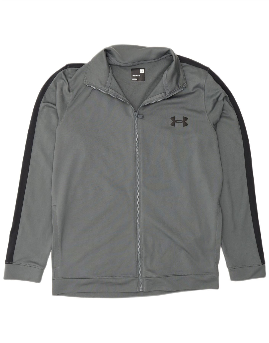 Under Armour Veste de Survêtement Regular Fit Homme Gris Moyen Colourblock