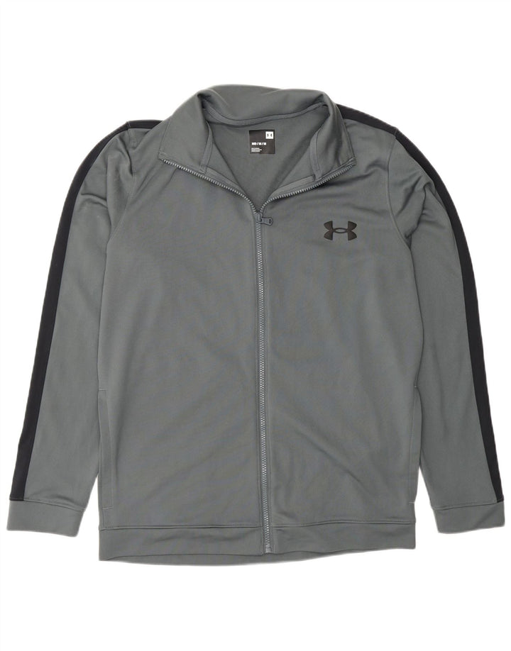 Under Armour Veste de Survêtement Regular Fit Homme Gris Moyen Colourblock