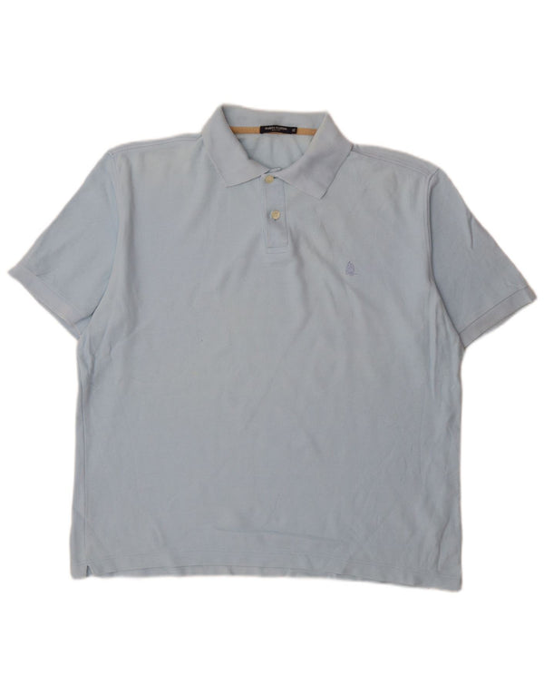 Marina Yachting Mens Polo Shirt XL Blue Cotton