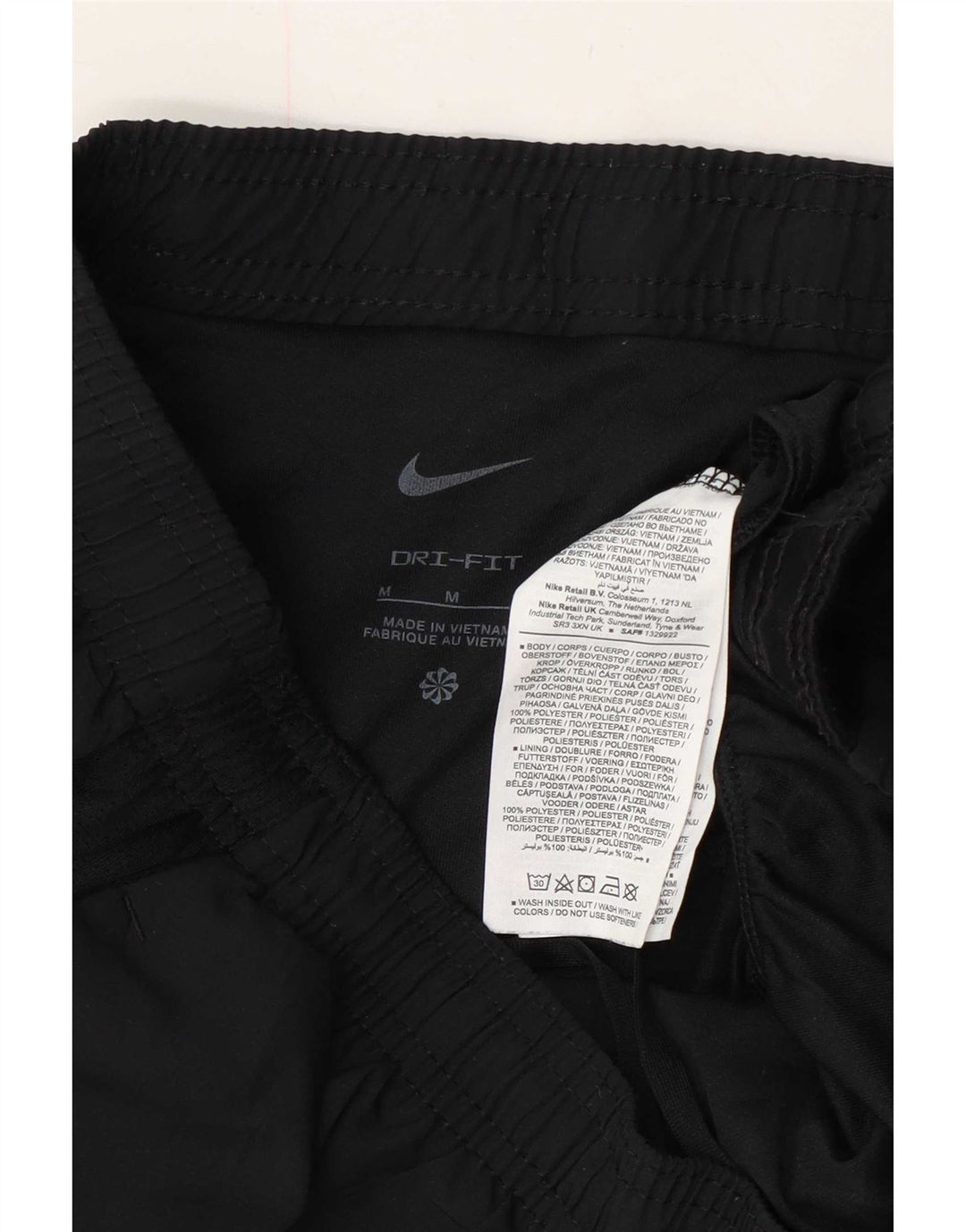 Nike Short de sport Dri Fit pour homme en polyester noir moyen