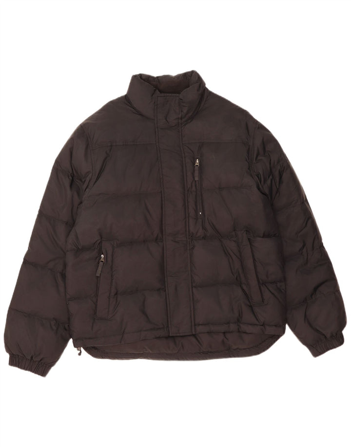 Timberland Veste rembourrée pour homme UK 40 Large Noir Nylon