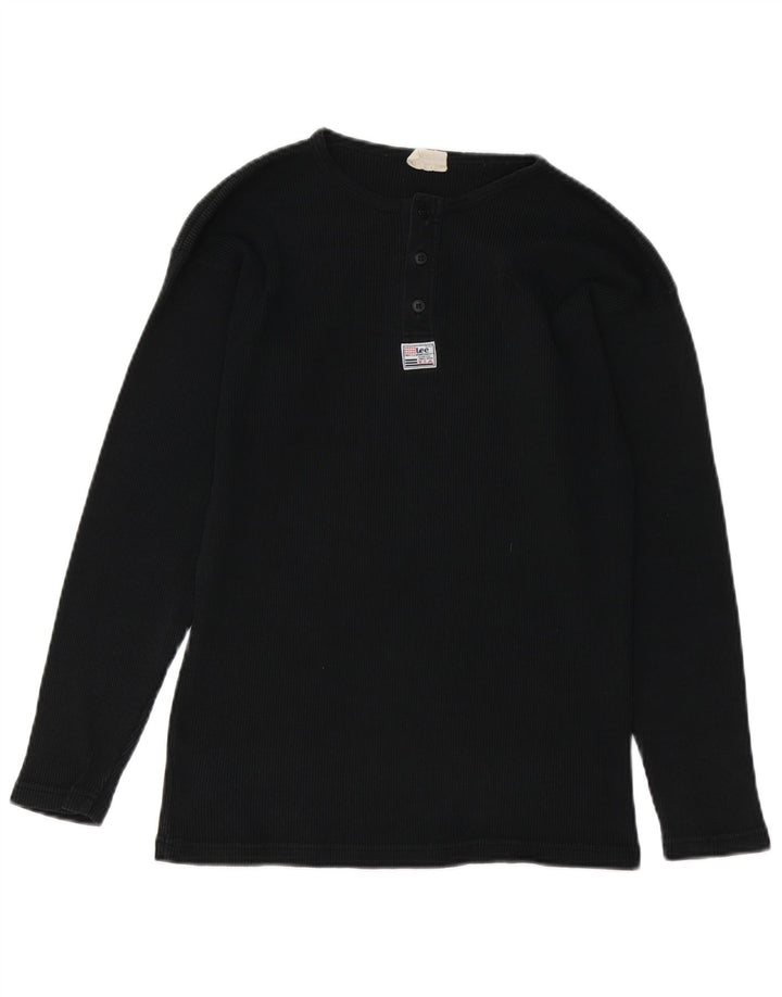 LEE Haut à Manches Longues Homme Noir Moyen
