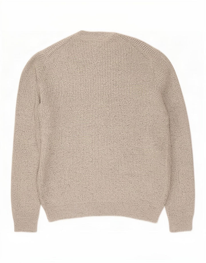 Marks & Spencer Pull à col rond pour homme en polyamide moucheté gris moyen