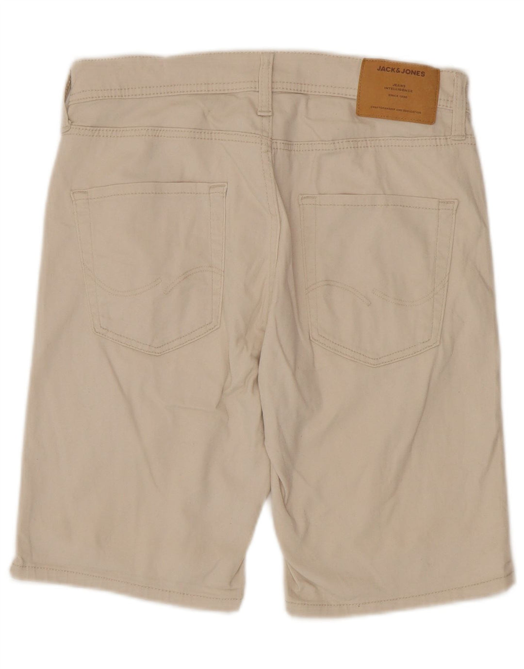 Jack & Jones Short décontracté régulier pour homme Petit W29 Coton beige