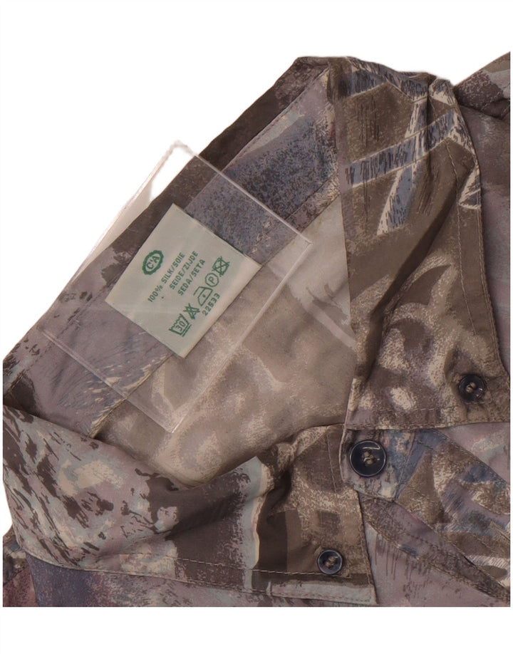 Canda Chemise Pull à Manches Courtes Homme IT 56/58 XL Patchwork Multicolore