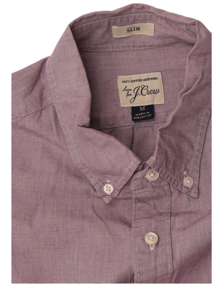 J. CREW Chemise Slim Homme Violet Moyen Coton