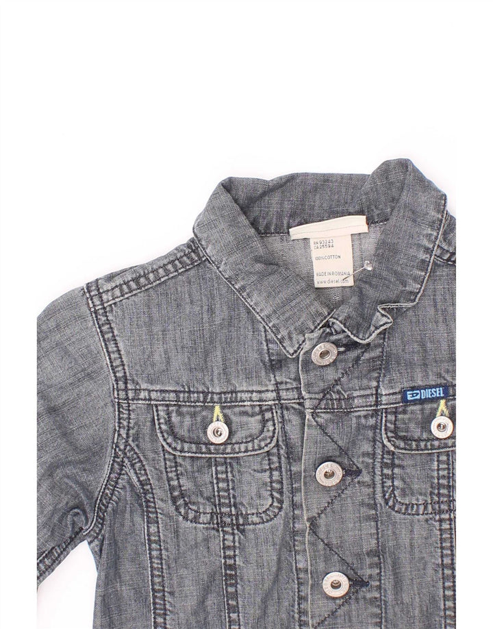 Diesel Veste en jean garçon 2-3 ans Bleu Coton