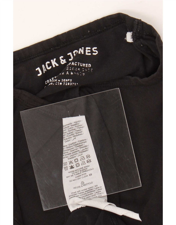 Jack & Jones T-Shirt Homme Noir Moyen Coton