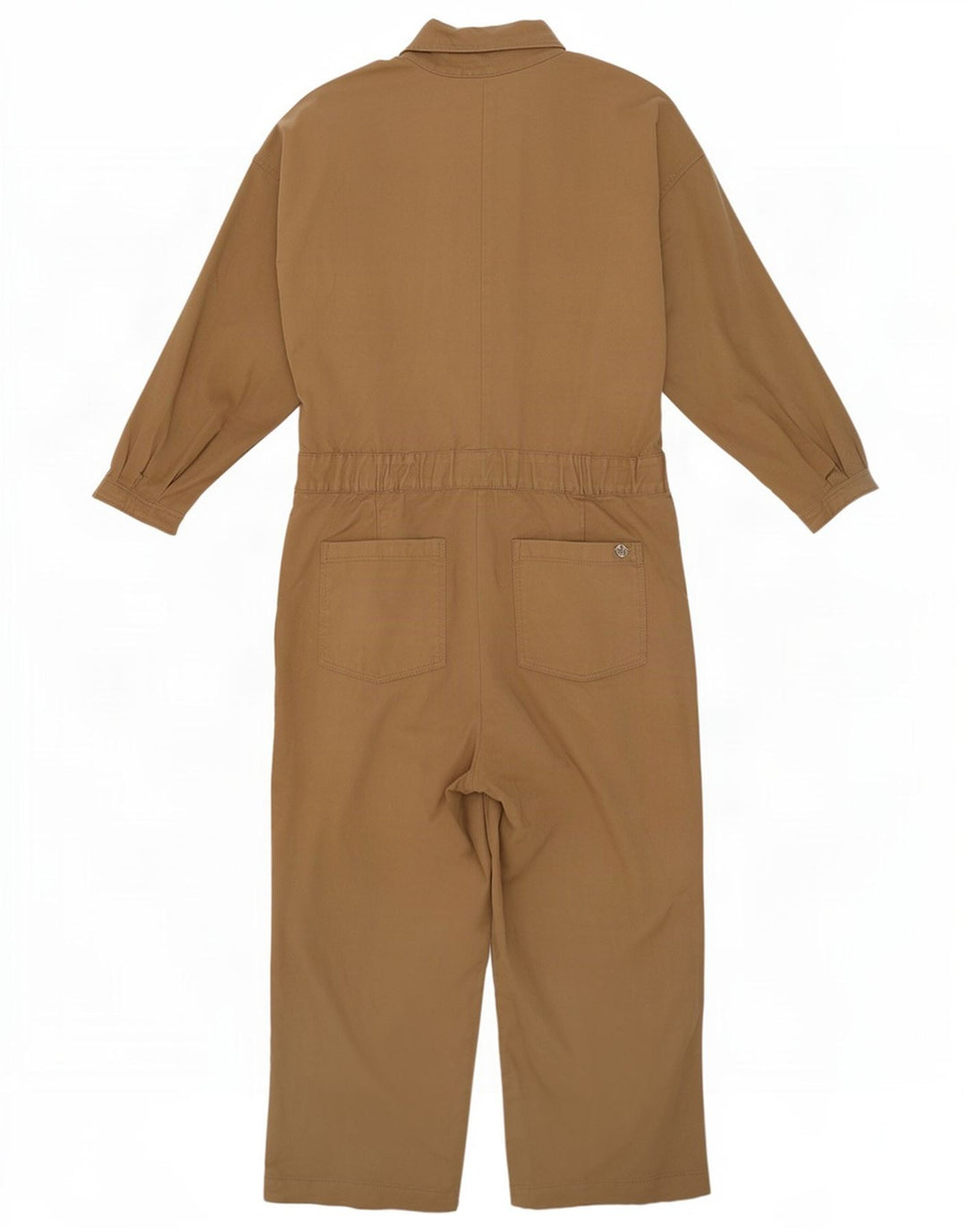 Massimo Dutti Combinaison Femme UK 12 Coton Beige Moyen