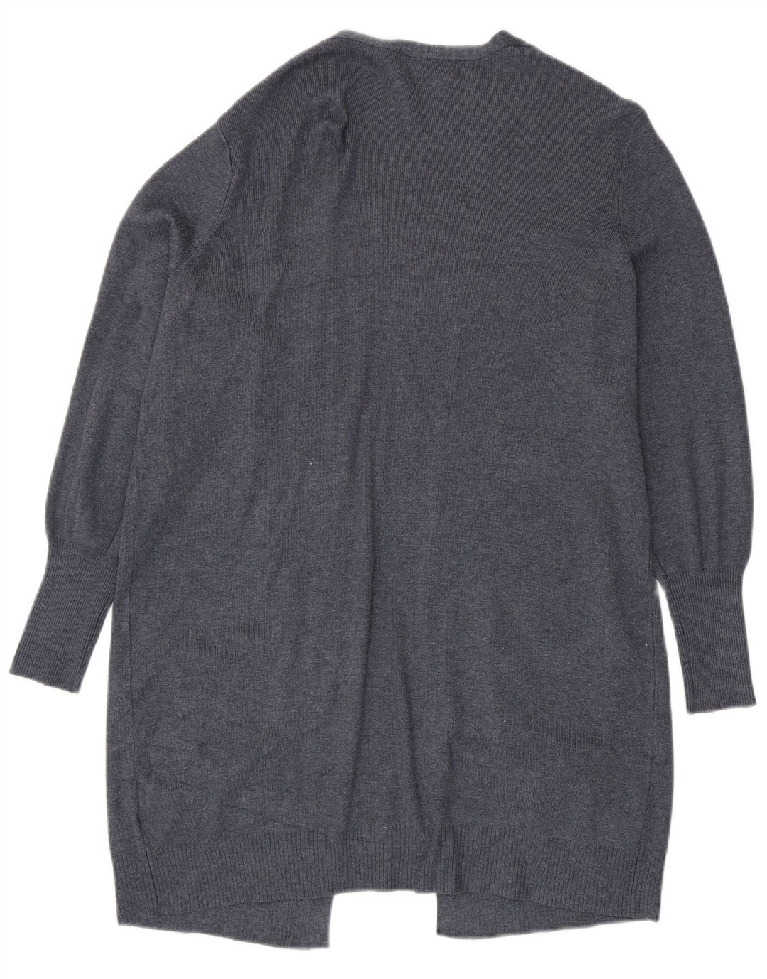 Marks & Spencer Pull cardigan long pour femme UK 14 Bleu marine moyen