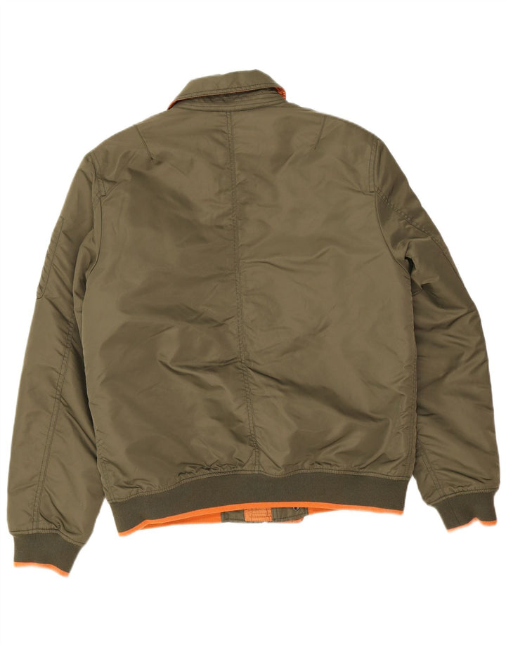 Aeronautica Militare Veste Bomber Homme IT 50 Nylon Kaki Moyen