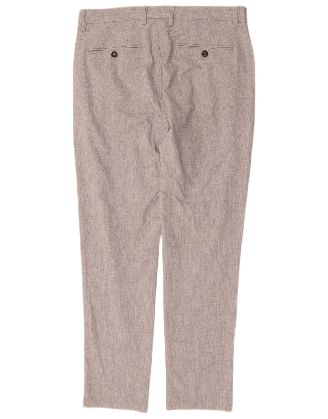 Zara Pantalon de costume slim pour homme EU 40 Medium W31 L31 Gris Polyester