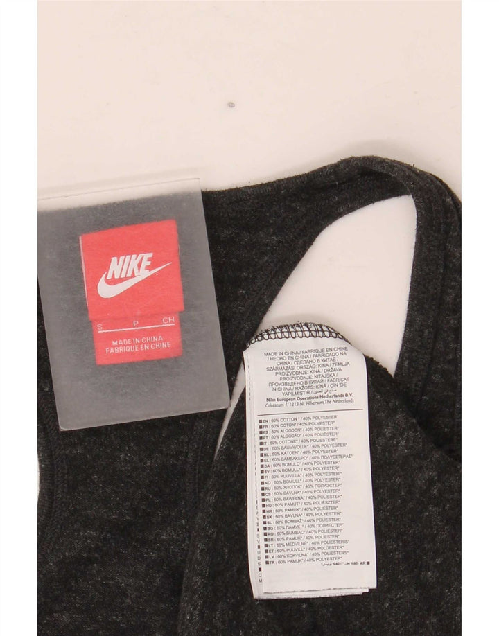 Nike Débardeur graphique pour femme UK 10 Petit coton moucheté gris