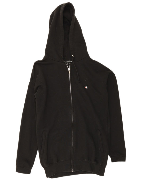Champion Pull à capuche zippé pour homme 2XL en coton noir