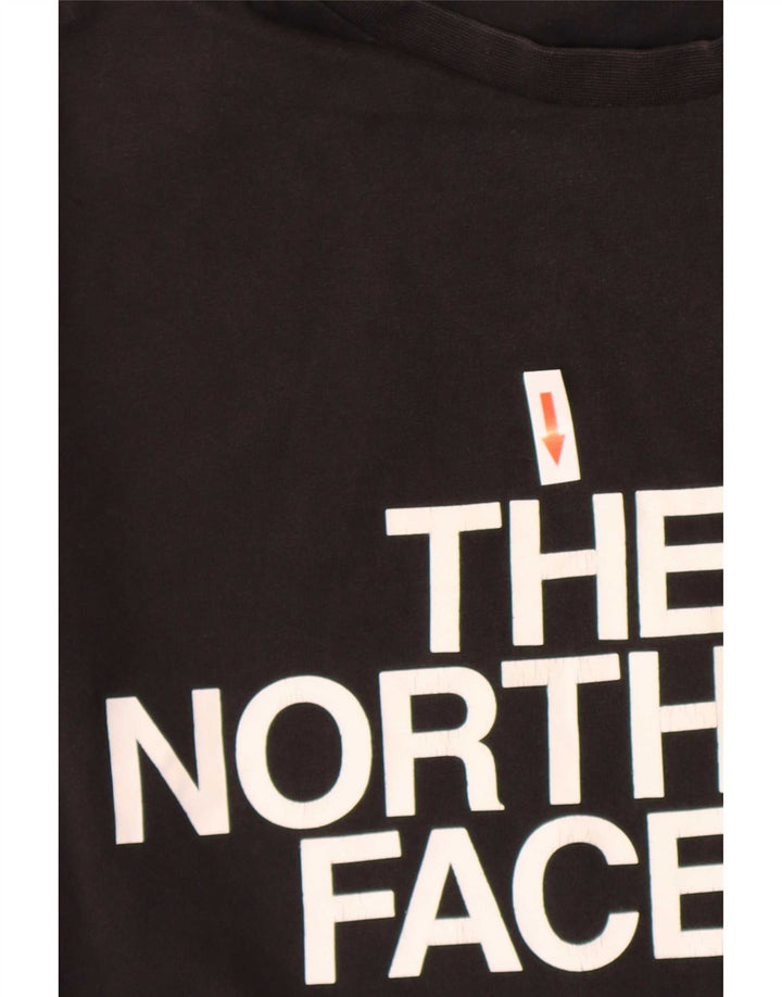 The North Face T-shirt graphique pour homme en coton noir moyen