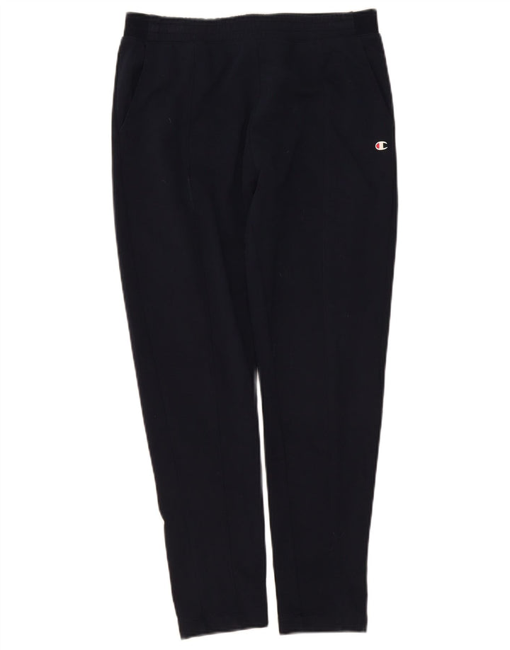 Champion Pantalon de survêtement pour femme UK 12 Bleu marine moyen