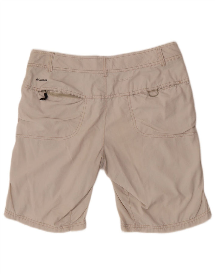 Columbia Short Cargo Femme US 8 Medium W30 Nylon Blanc Cassé