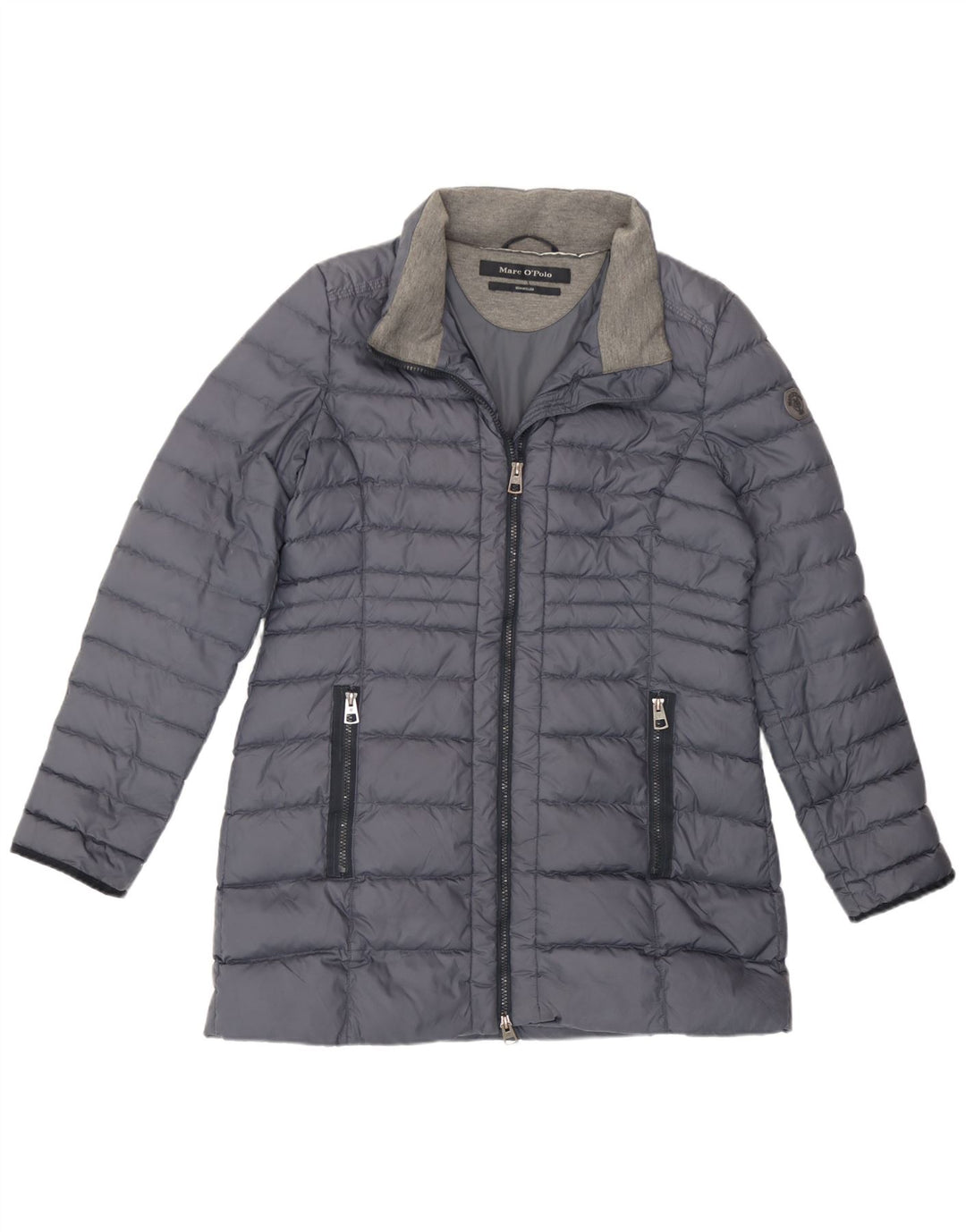 Marc O'Polo Manteau Rembourré Femme IT 42 Gris Moyen Polyamide