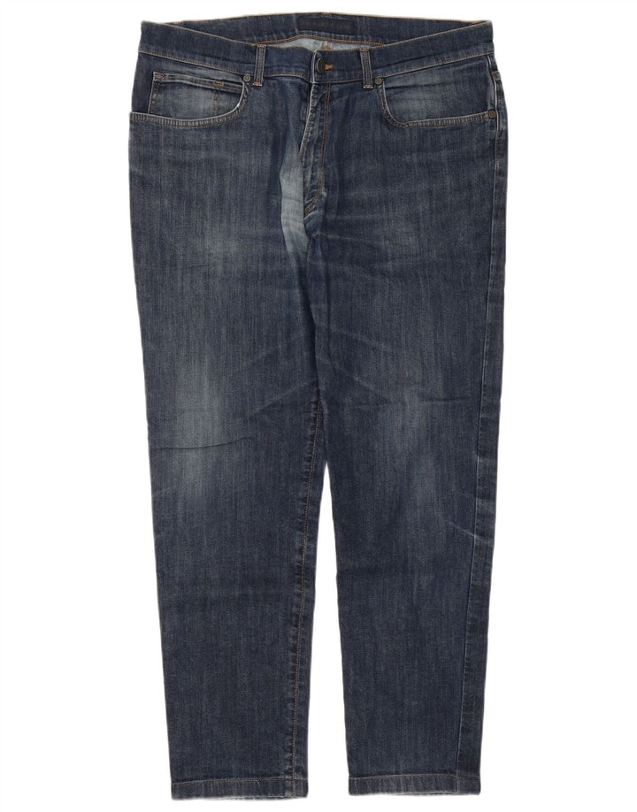 Trussardi Jean Fuselé W38 L29 Bleu Coton Homme