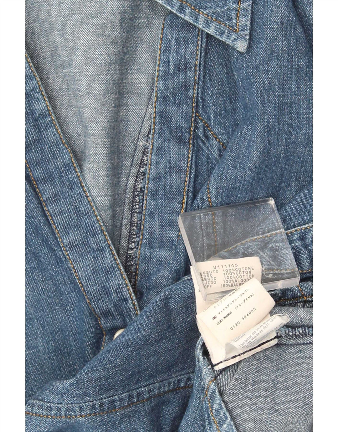 Max & Co. Chemise en jean pour femme UK 8 Small Bleu Coton