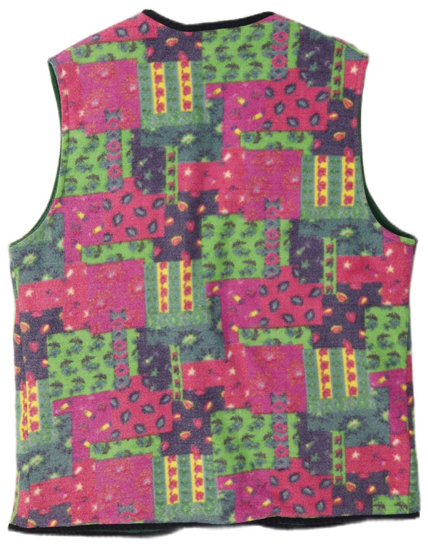 Rifle Gilet polaire réversible pour homme UK 40 Grand patchwork multicolore