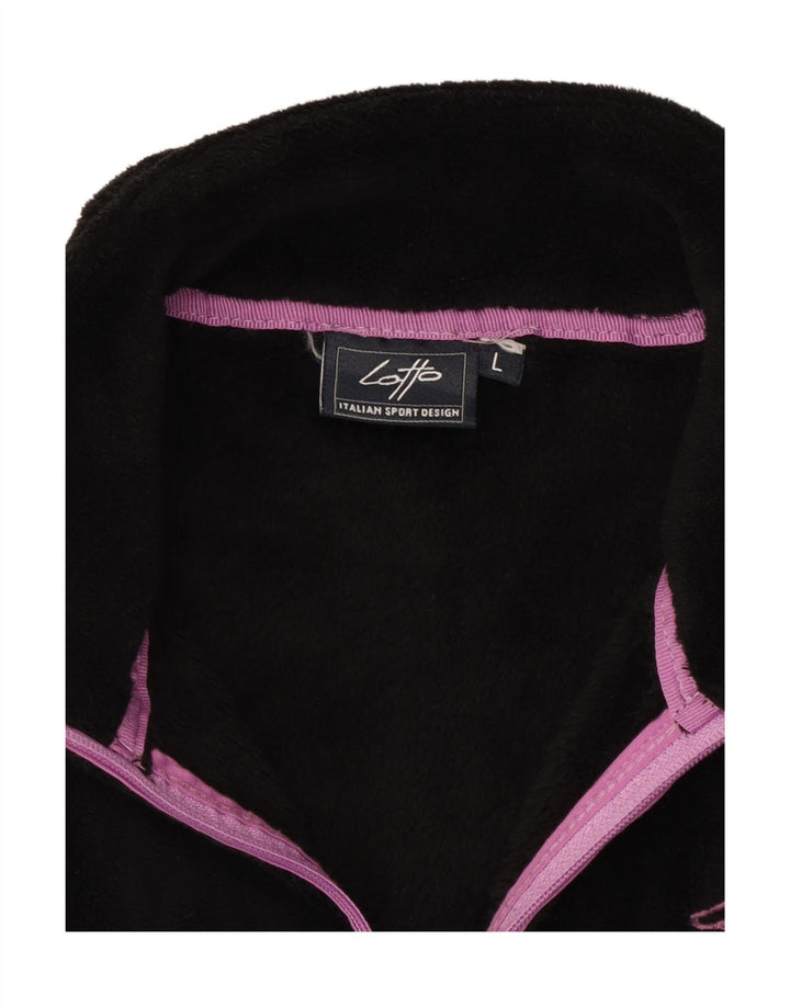 LOTTO Veste Polaire Femme UK 14 Large Noir