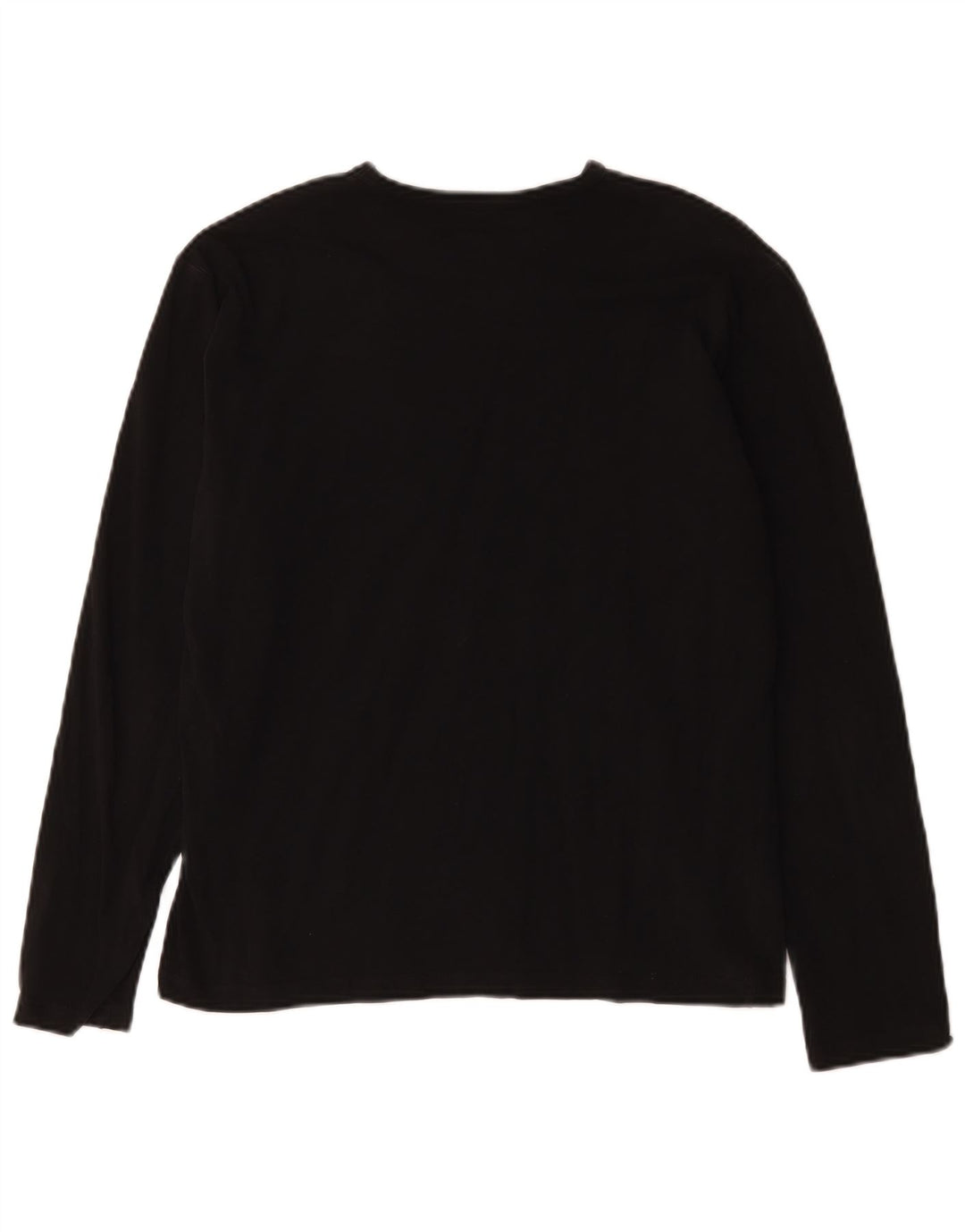 Calvin Klein Jeans Haut à manches longues pour femme UK 14 Medium Noir Coton