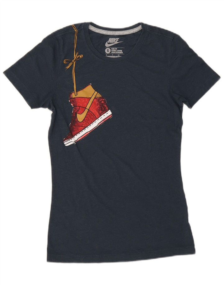 Nike T-shirt coupe slim pour homme Bleu marine Taille S