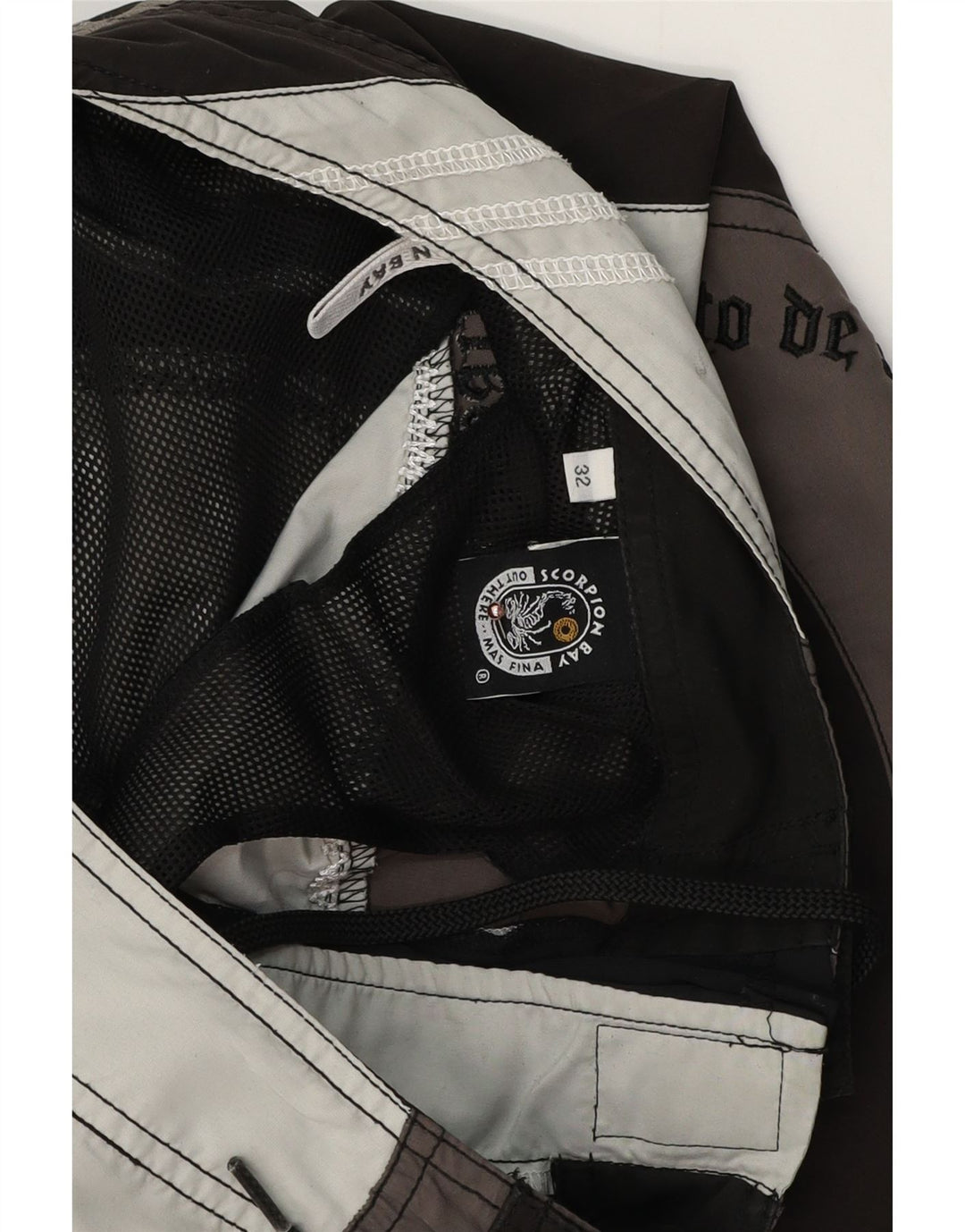 SCORPION BAY Short de Bain Graphique Homme Marron Moyen Colourblock