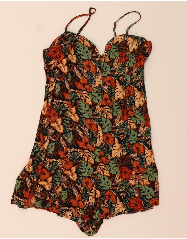 URBAN OUTFITTERS Combishort pour femme UK 12 Medium Multicolore Floral