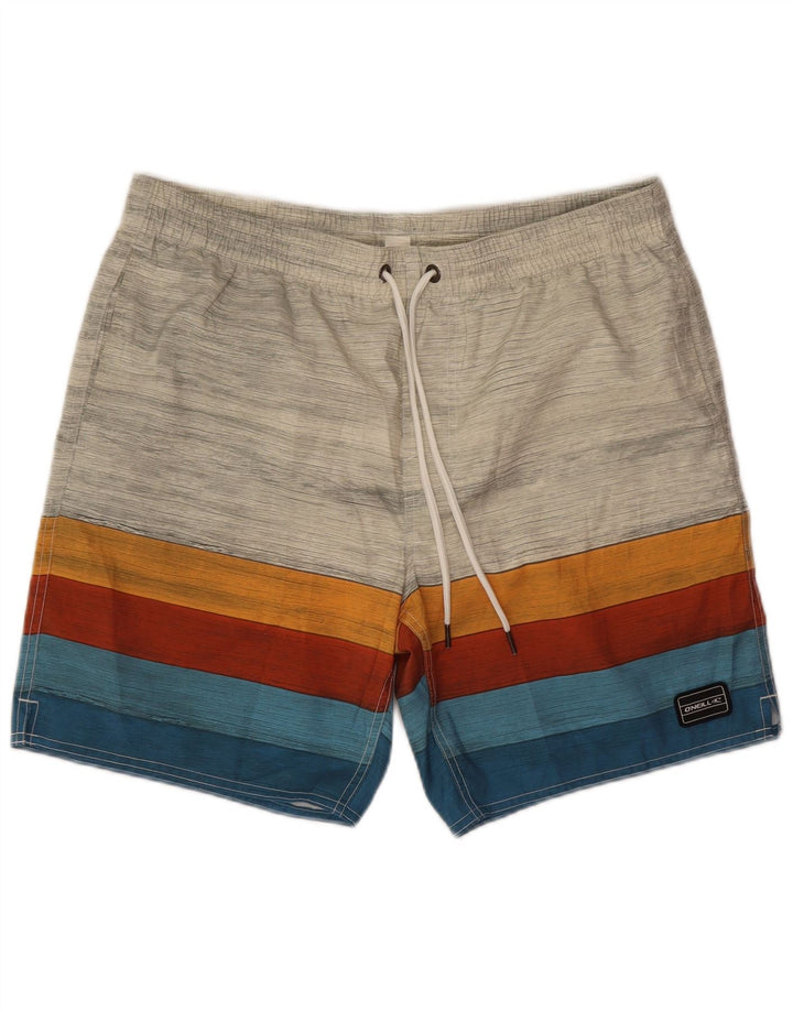O'Neill Short de bain homme grand gris rayé polyester