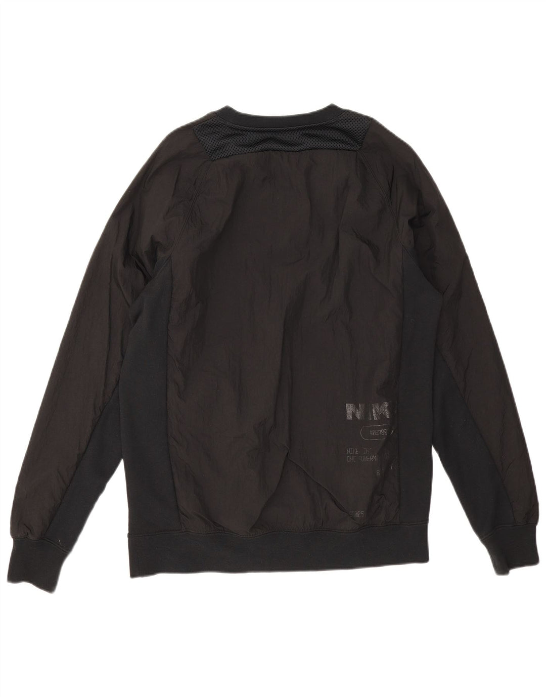 Nike Sweat-shirt graphique pour homme Petit modèle Noir Polyamide