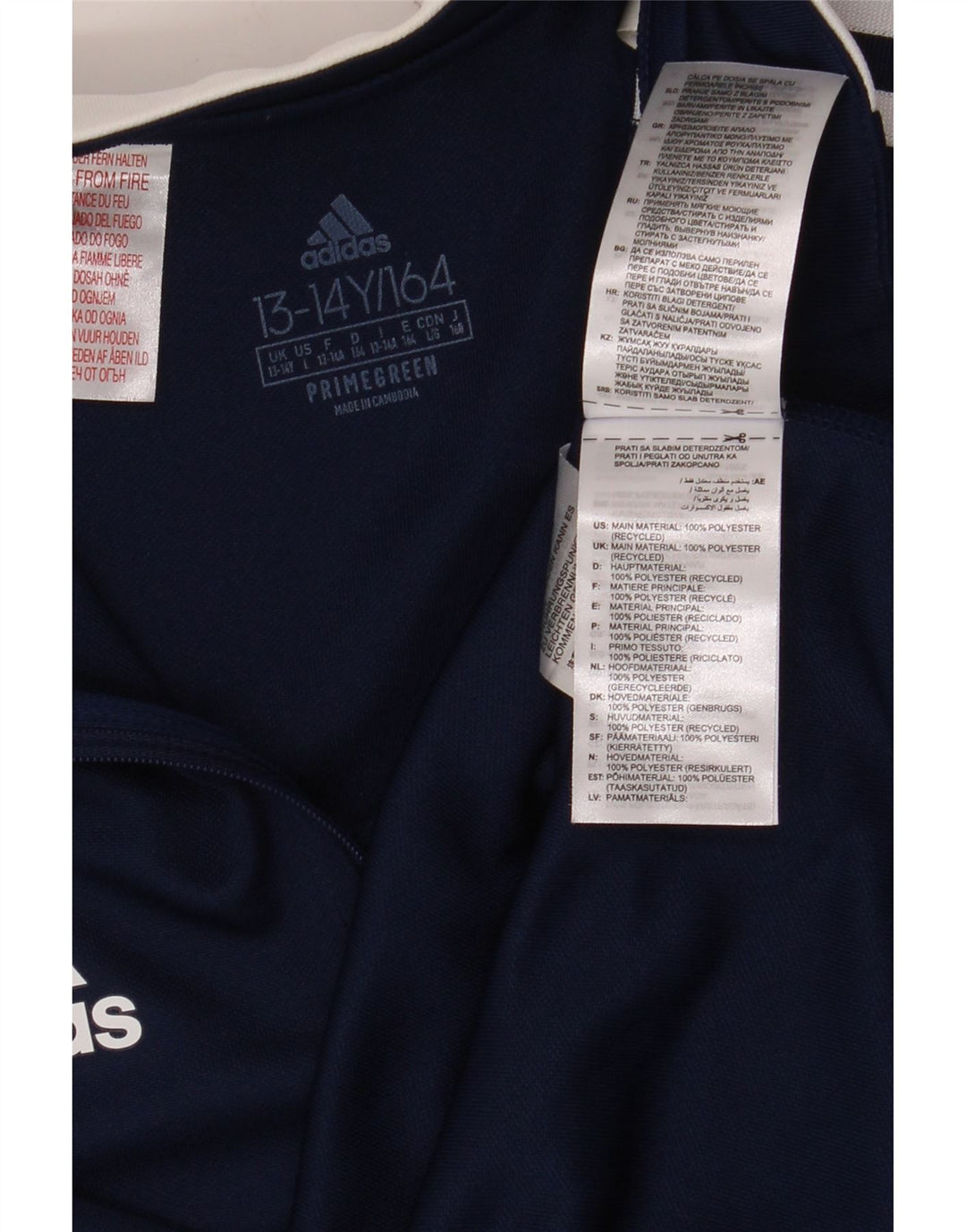 ADIDAS Haut de Survêtement Aeroready Graphic Pull Garçon 13-14 Ans Bleu Marine