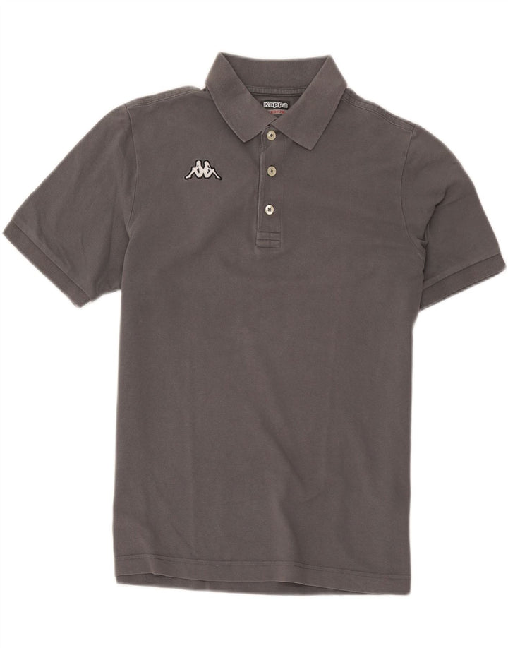 Kappa Polo Homme Gris Moyen Coton