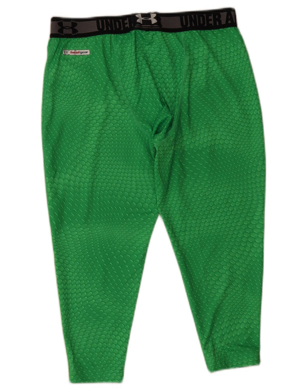 Under Armour Legging Heat Gear Graphic Homme Large W30 L18 Vert Taché