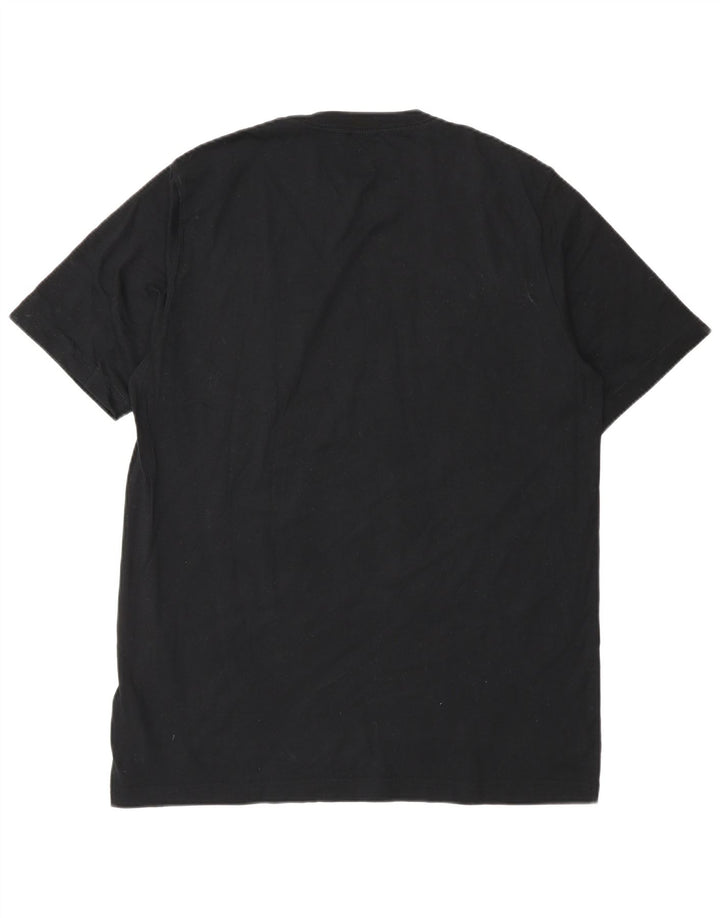 Diesel T-Shirt Graphique Homme Noir Moyen Coton