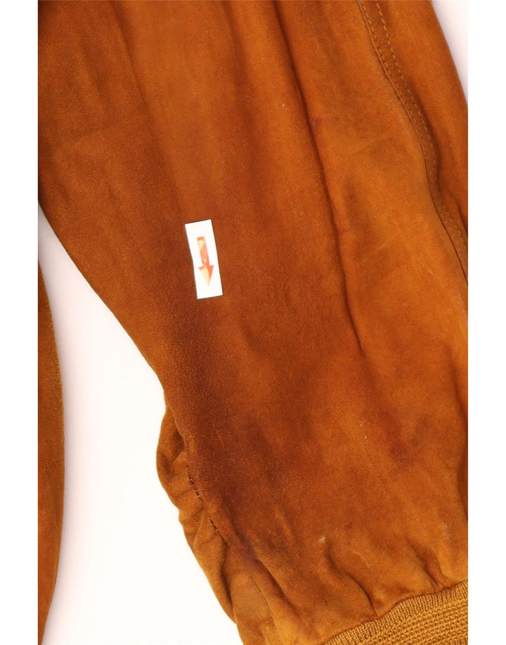 Harry&Moore Blouson Bomber En Daim Pour Homme EU 56 3XL Cuir Beige