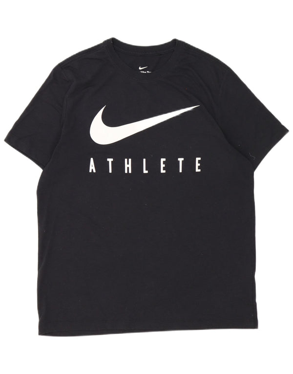 Nike Hommes Dri Fit Graphic T-Shirt Haut Large Noir Polyester