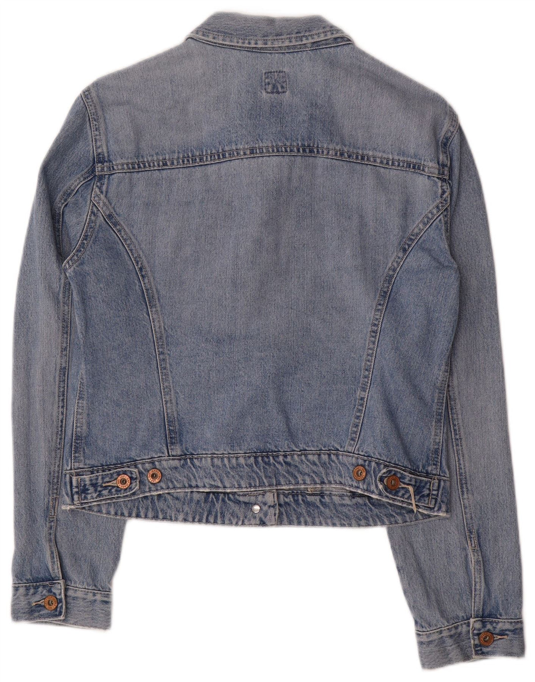 GAP Veste en jean courte pour femme UK 16 Large Bleu Coton