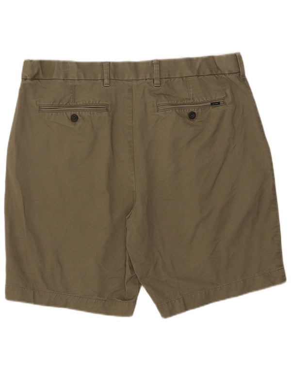 Marks & Spencer Short Chino Homme W38 XL Vert Coton