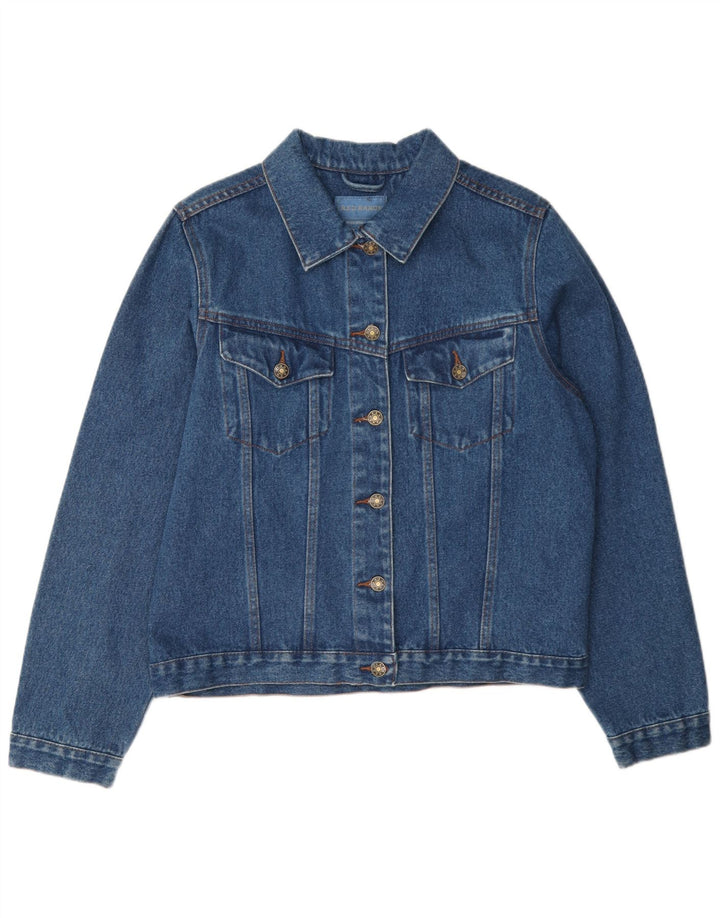 Red Baron Veste en jean pour femme UK 16 Grand coton bleu