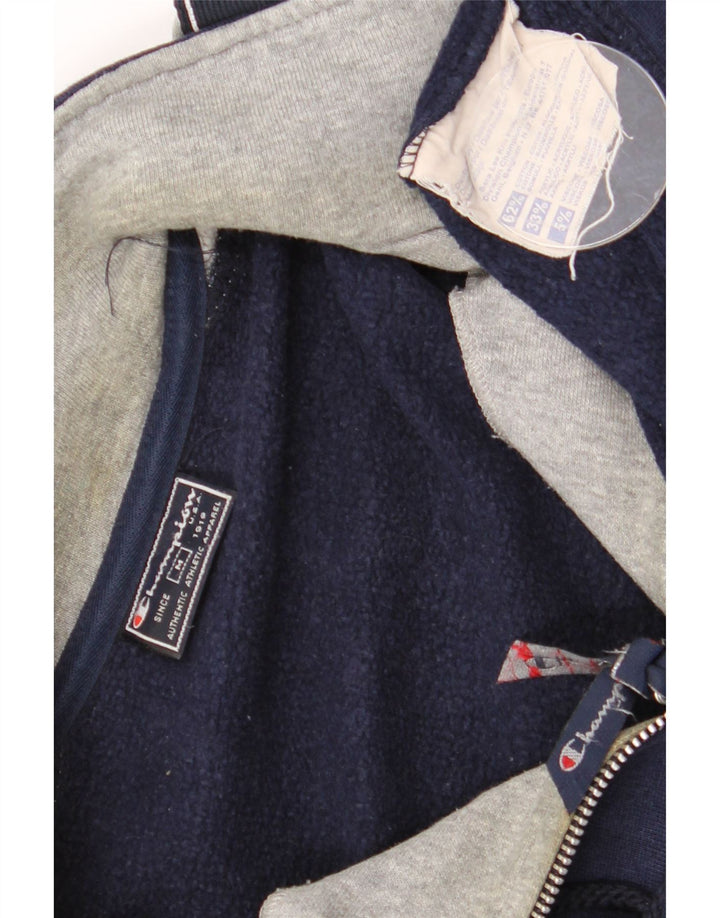 Champion Sweat-Shirt Graphique Homme Bleu Marine Moyen Colourblock