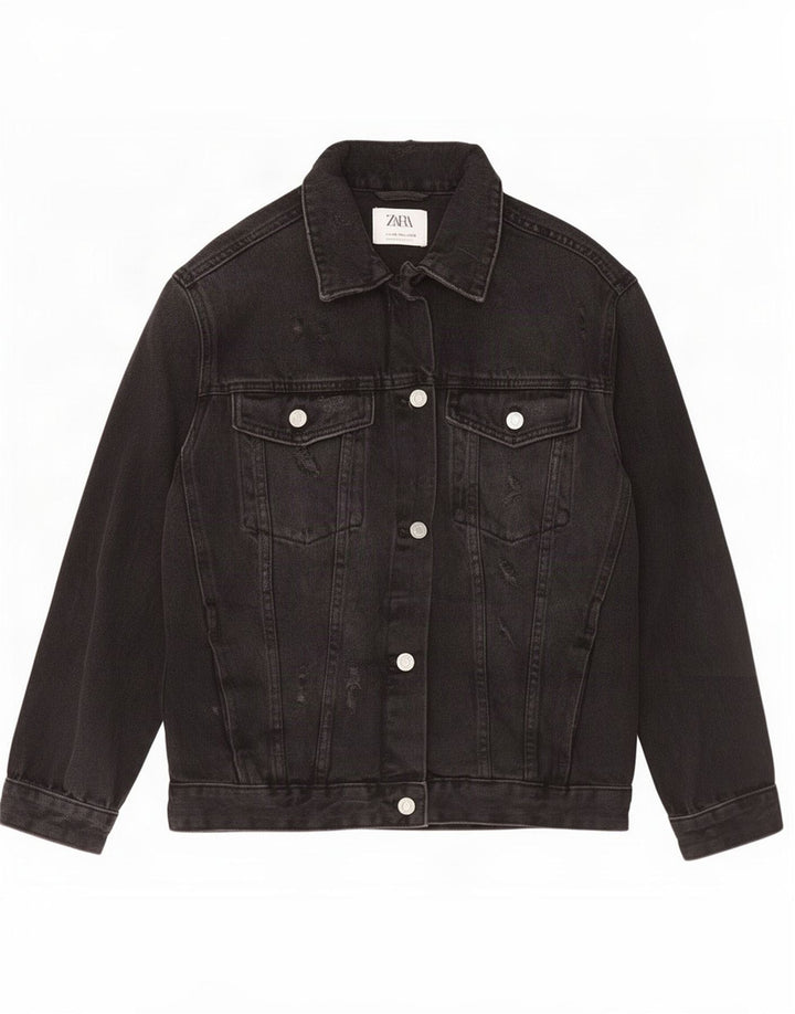 Veste En Jean Fille Zara 13-14 Ans Noir