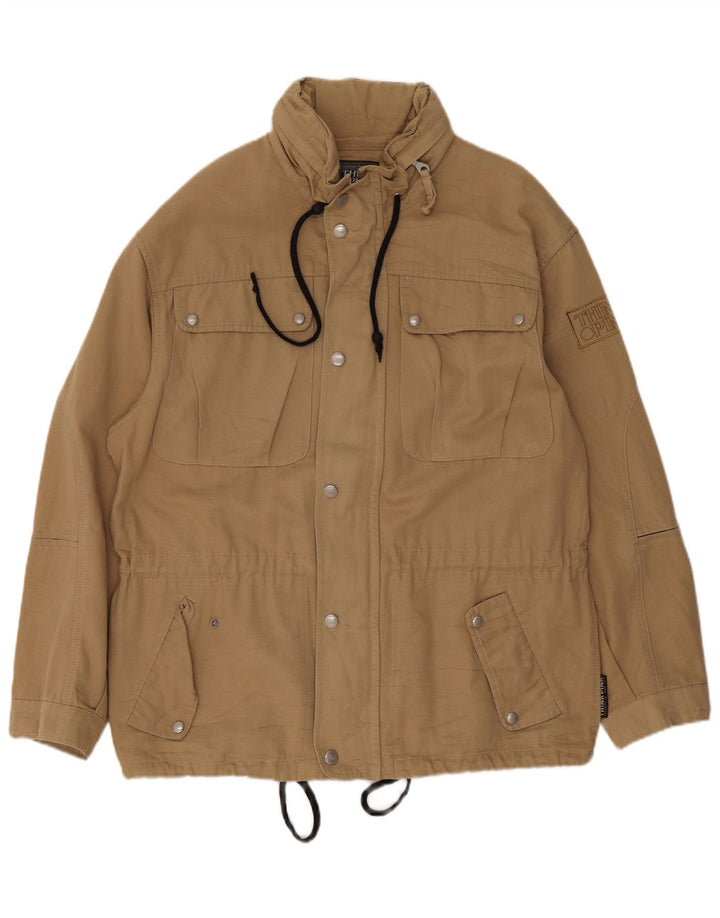 Think Pink Veste utilitaire à capuche pour homme IT 52 XL en coton beige