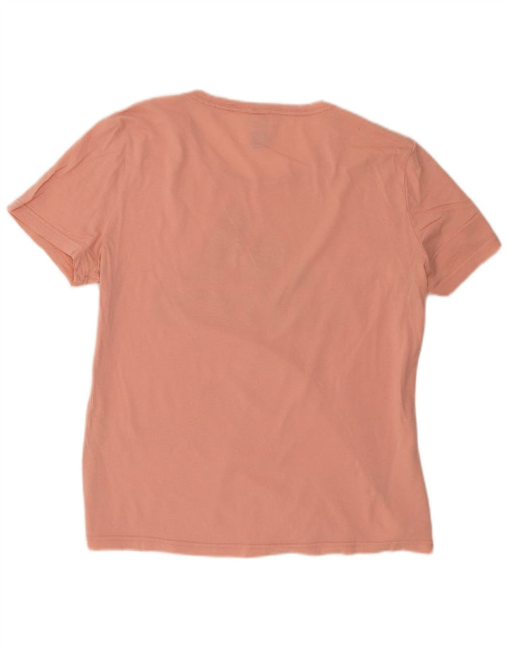 Adidas T-shirt graphique pour femme UK 14 Orange moyen