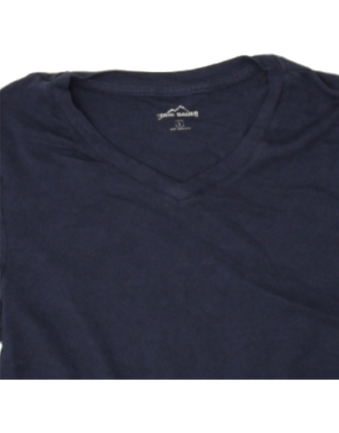 EDDIE BAUER Womens Top Long Sleeve UK 16 Large Navy Blue Cotton | Vintage Eddie Bauer | Thrift | Second-Hand Eddie Bauer | Used Clothing | Messina Hembry 